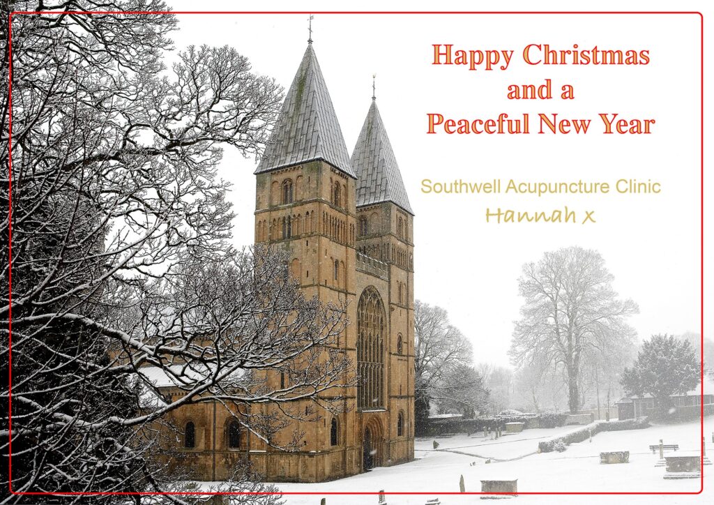Southwell Acupuncture Clinic Christmas 2023